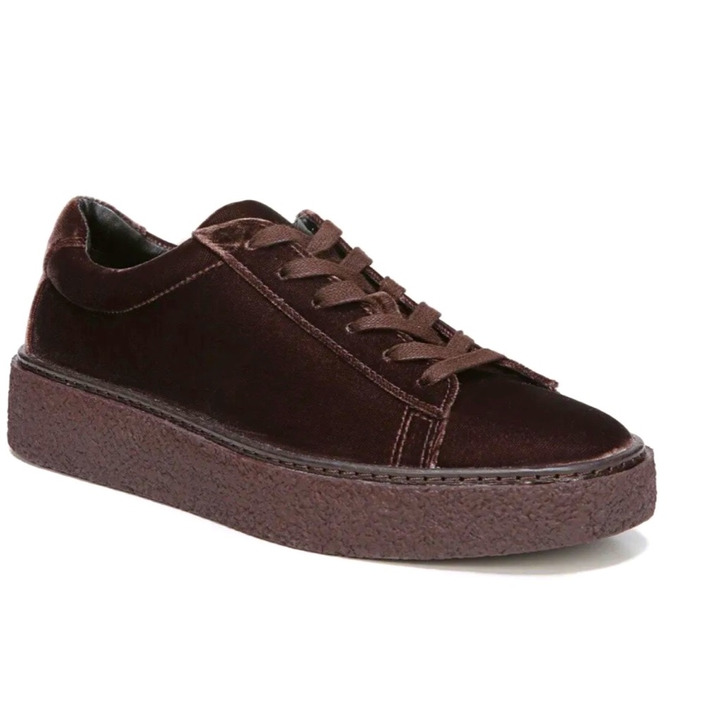 Vince Platform Sneakers - Size 6, Brown/Maroon Ve… - image 1